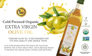 Aryaa Organic First Cold Pressed Olive Oil (Organic)