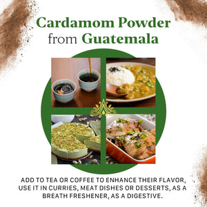 Aryaa Organic Cardamom Powder from Guatemala