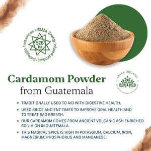 Aryaa Organic Cardamom Powder from Guatemala