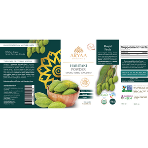 Aryaa Organic Haritaki Powder (Organic)