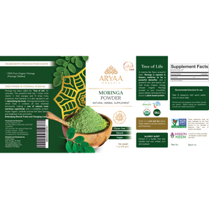 Aryaa Organic Moringa Powder (Organic)